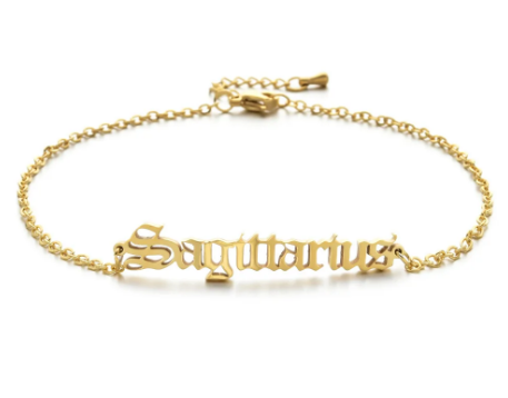 Stainless Steel Zodiac Sign Anklets for women.