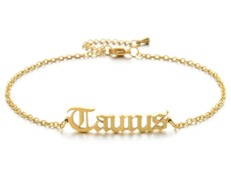 Stainless Steel Zodiac Sign Anklets for women.