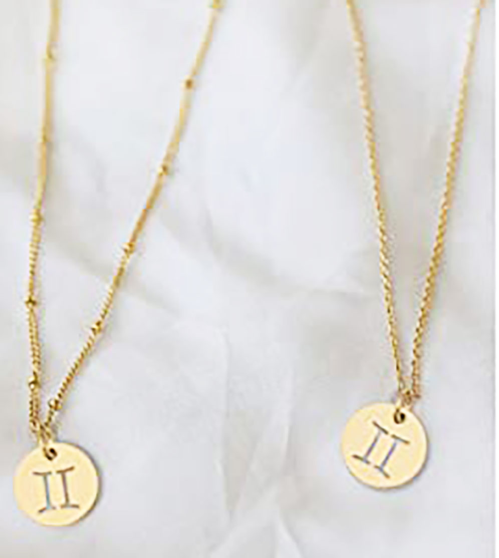 Gold Zodiac Sign necklace